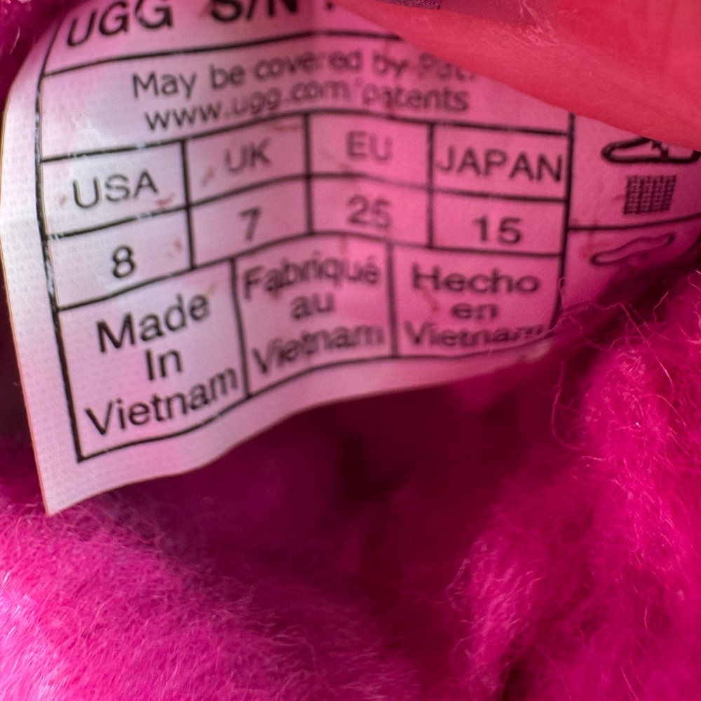 UGG Hot Pink Neumel Boots 8 - Picture 2 of 8
